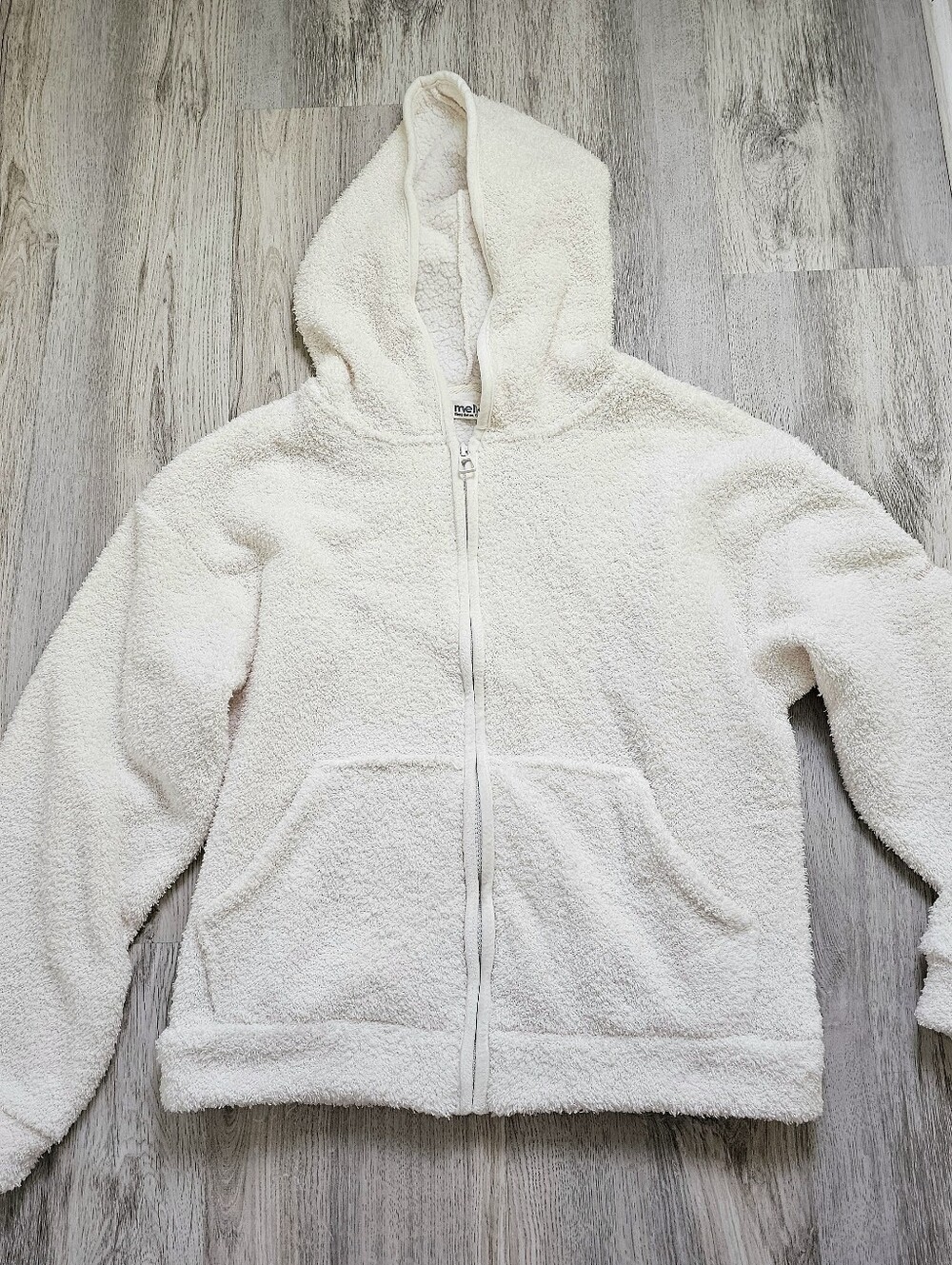 New Mellow Viral Cloud Teddy Plush Zip Hoodie